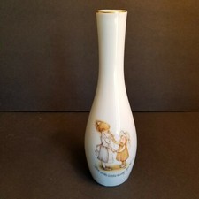 holly hobbie porcelain bud vase "love is the little things you do" 1973