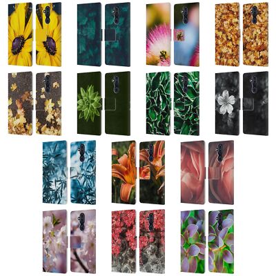OFFICIAL PLDESIGN FLOWERS AND LEAVES LEATHER BOOK WALLET CASE FOR NOKIA PHONES