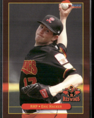 Eric Hacker 2011 Rochester Red Wings Team Set Card