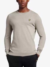 Image of BNWT Lyle & Scott Cotton Merino Crew Neck Jumper RRP £75 KN400VC