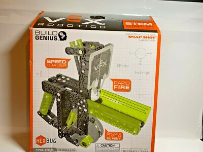 HEXBUG Vex Robotics Construction Set Snap Shot Launcher 170 Pcs Plus 4 Balls for sale online
