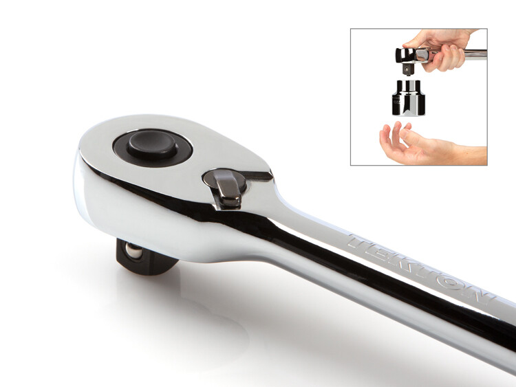 TEKTON 3/4" Ratsche Mit Schnellspanner – 90 Zähne, Ultrakompakter Kopf, SRH11322