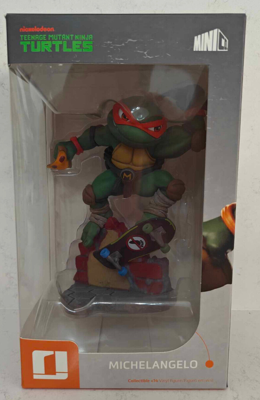 Action Figures Tmnt Minico Iron Studios Leonardo Michelangelo Donatello  Raphael Tartarugas Ninja - Tartarugas Ninja - #