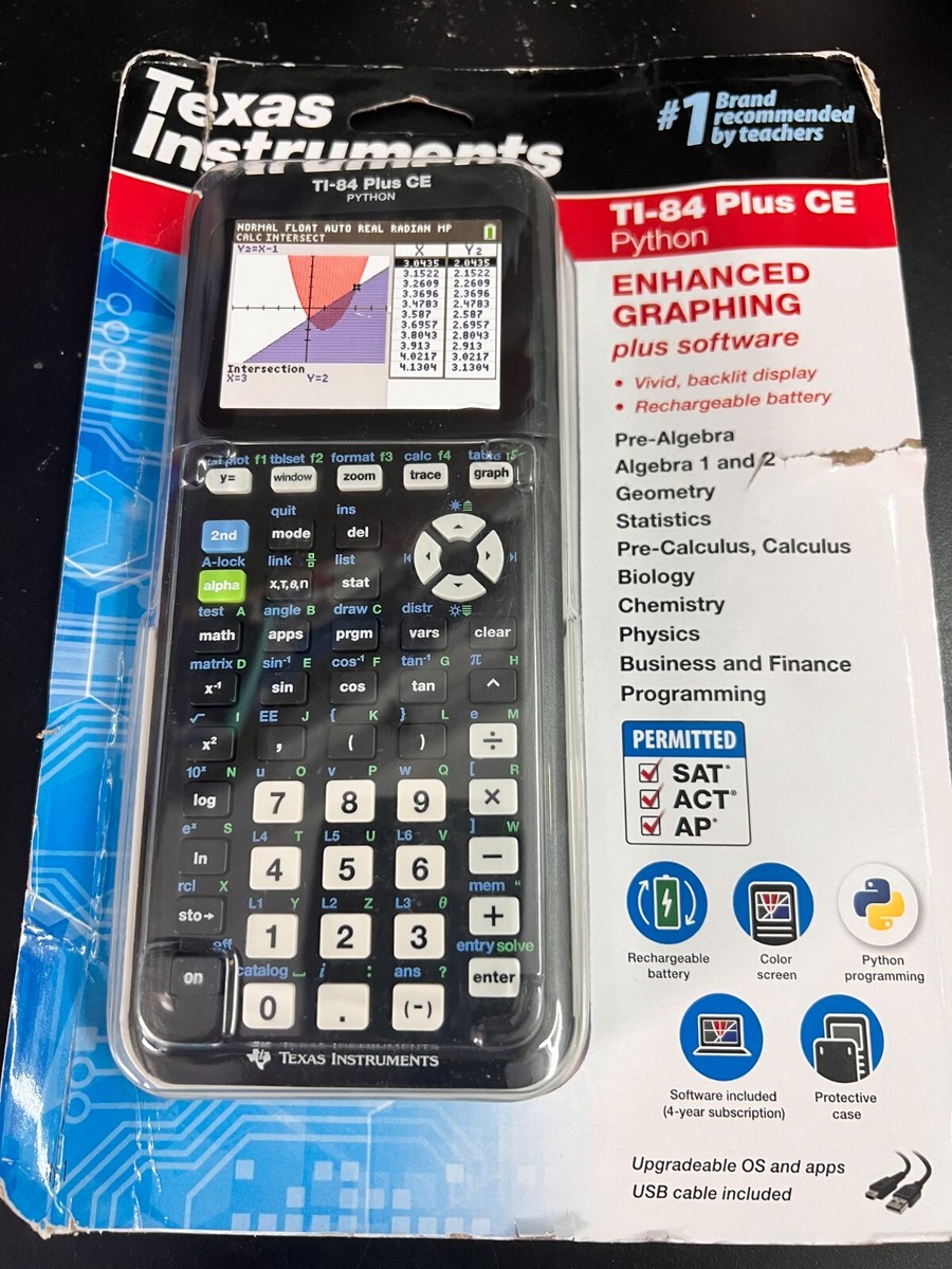 その他 Texas Instruments TI-84 Plus CE Texas Instruments TI-84 Plus CE Python Calculator (BLACK