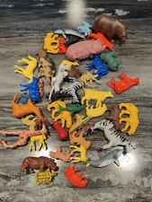 Lot of over 40 Plastic  Rubber Safari Farm Water ANIMALS