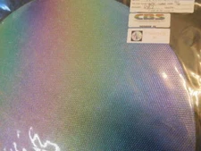 Dichroic Glass:CBS 96 COE Rainbow2 on Thin Cube Textured Clear- 3"Sq