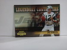 2005 Playoff Contenders Legendary Contenders Green /750 Joe Namath #LC-12 HOF