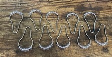 Set Of 10 Beaded Shower Hooks