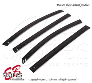 For-Honda-Odyssey-2011-2017-Outside-Mounted-Dark-Smoke-JDM-Window-Visors-4pcs