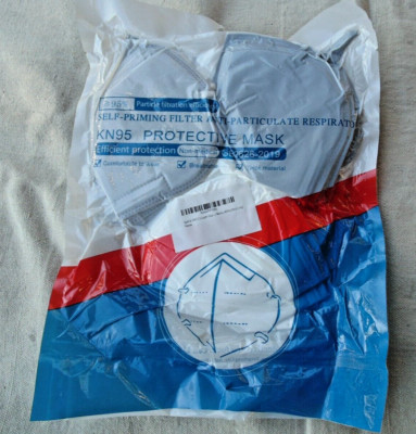 30 PCS KN95 Protective 5 Layers Face Mask Disposable Respirator 95% Efficiency  