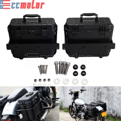 Hard Saddlebags W/ Brackets For Harley Low Rider S ST FXLRS
