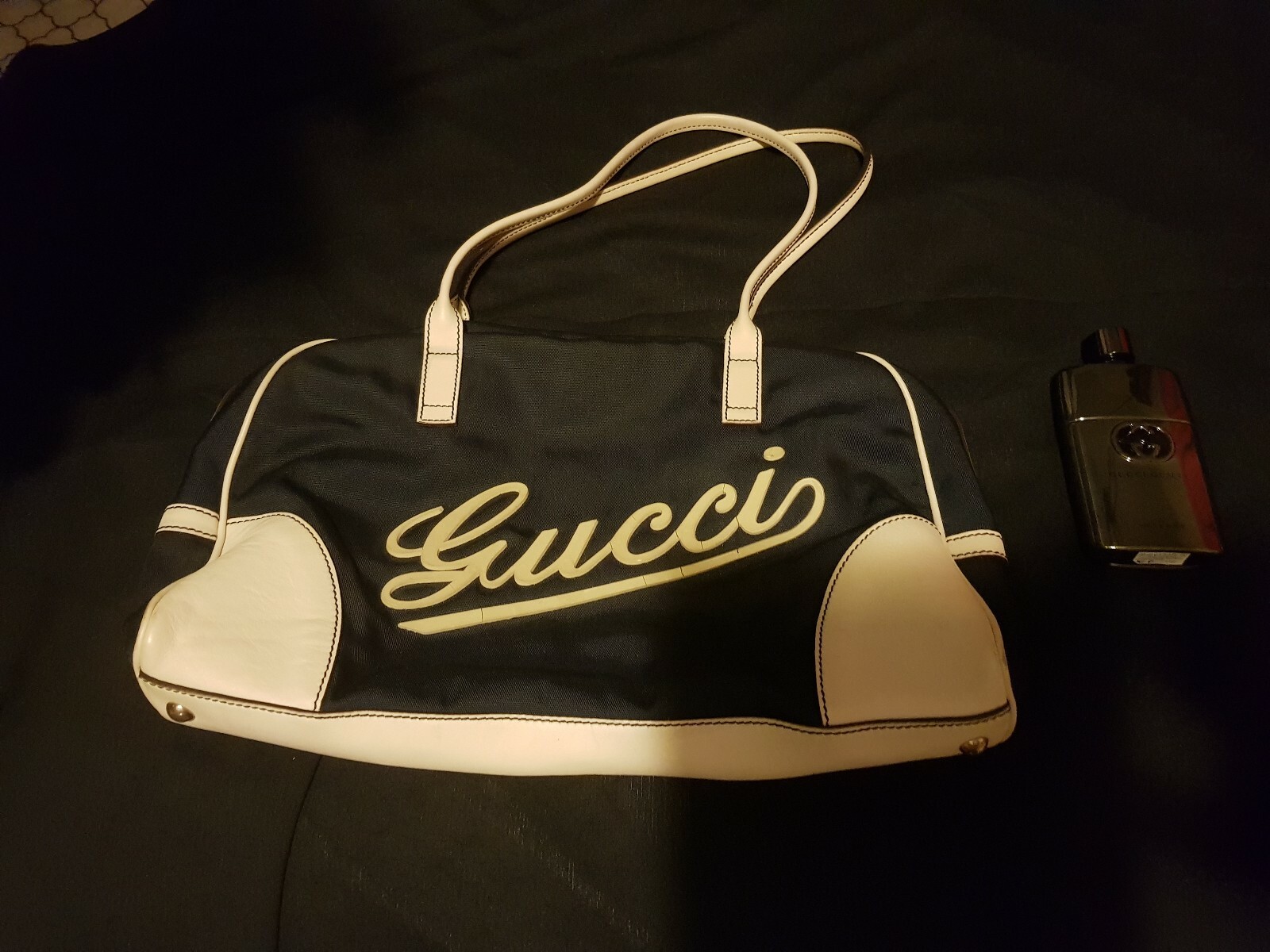 AUTHENTIC BEAUTIFUL GUCCI BOWLING BAG Gem