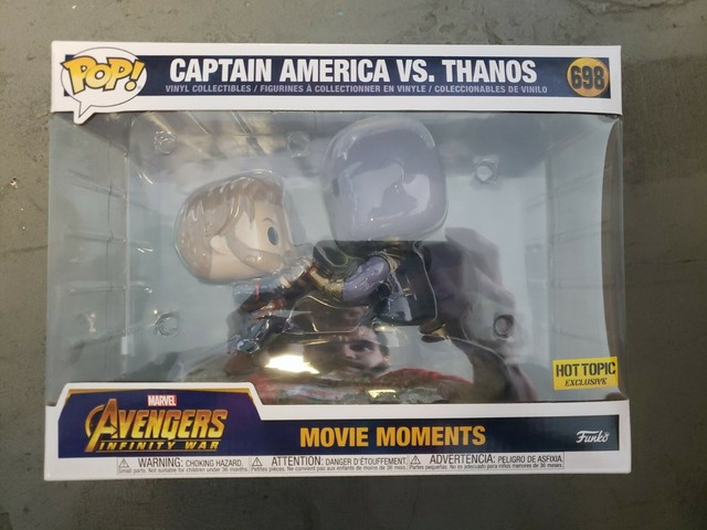 Funko Pop Marvel 698 Captain America VS Thanos Movie Moments Hot Topic for sale online | eBay