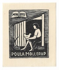 SVEND AAGE MOLLERUP: Exlibris f�r Poula Mollerup