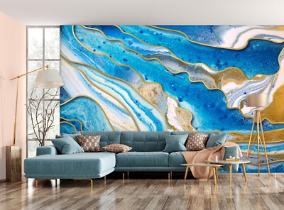 3D Color Texture G1840 Wallpaper Wall Murals Removable Self-adhesive Honey