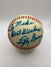 Lefty Gomez Signed Autographed Baseball PSA DNA LOA
