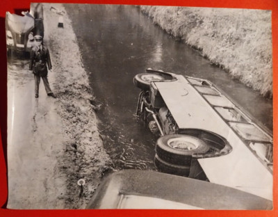 Foto Unfall Zwischen Bussen Mit Kennzeichen PV 1945-50 C. N°2 (F G)