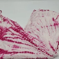 Raviya Swim Cover-Up Womens Small Tie-Dye Rayon Maxi Dress Magenta S