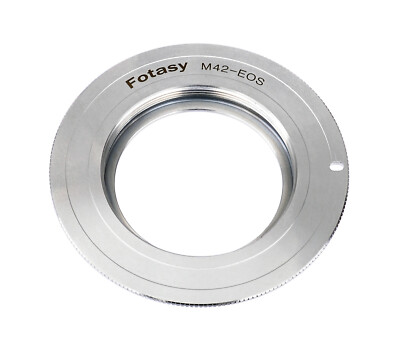 Brass M42 Screw Mount Lens to Canon Adapter fits 4000D 1500D 1300D 1200D 1100D