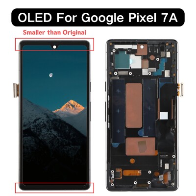 For Google Pixel 7A Small OLED Touch Screen LCD Display Digitizer Replacement US