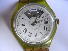 Herren  Armbanduhr Swatch Automatik Swiss läuft