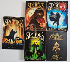 Joseph Delaney The Spooks 5 x Fantasy Books Nightmare Mistake Secret Paperback