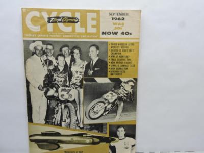 Sept 1962 Cycle Magazine Matchless BMW Honda Harley-Davidson Simplex L12267