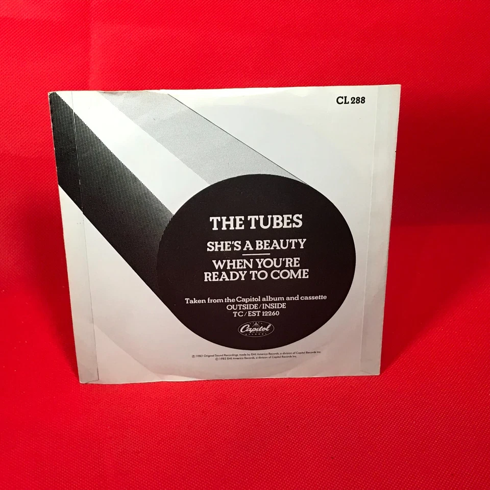 THE TUBES She's A Beauty (1983 UK 7" vinyl  original 45 single When You're Ready - Image 2 of 4