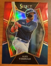 2022 Panini Select ALEX VERDUGO Premier Tri-Color Prizm #129 BOSTON RED SOX