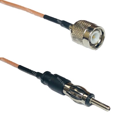 RG316 TNC MALE to AM/FM MALE RF Cable Rapid-SHIP LOT