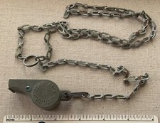 Vintage COMMANDER Approved USCG Made in USA WHISTLE United States Coast Guard