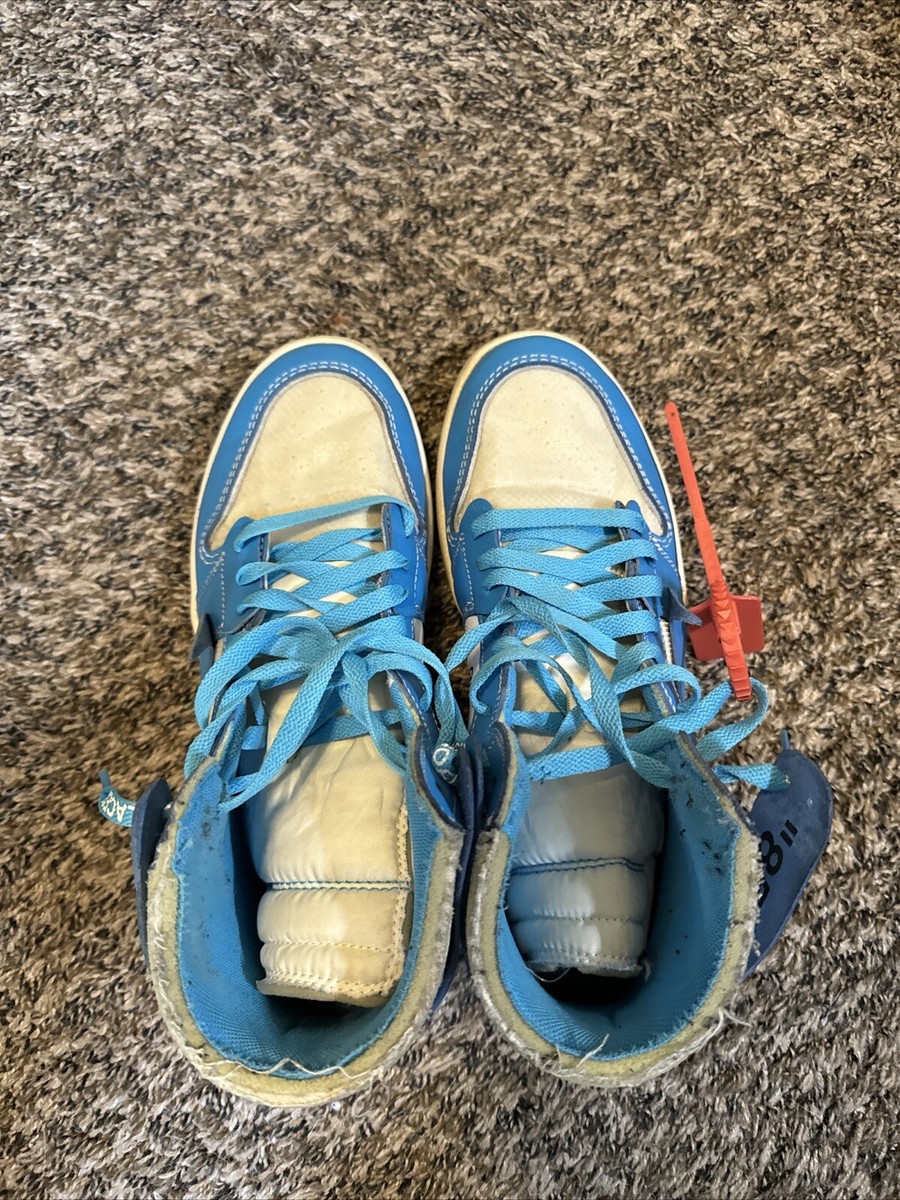 Size 10 - Jordan 1 Retro OG x Off-White High UNC Size 10 - Jordan 1 Retro OG x Off-White High UNC