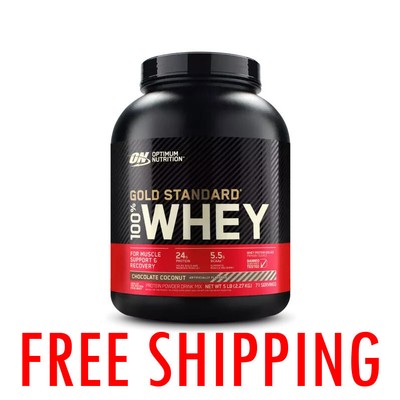 Optimum Nutrition (Chocolate Coconut) Gold Standard 100% Whey  Protein 5LB