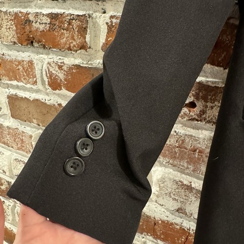 Amherst Collection Boys Blazer Black Suit Jacket Size 12 Husky Preppy Classic - Picture 4 of 13