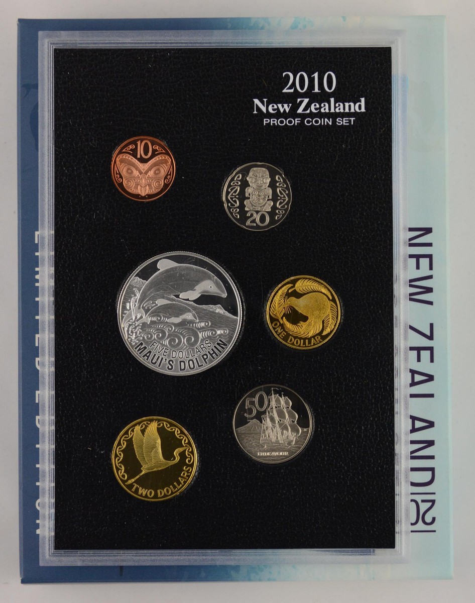 コレクション NEW ZEALAND PROOF COIN SET 2010 Dolphin New Zealand -2010- Silver Proof Coin Set- Maui's Dolphin | eBay