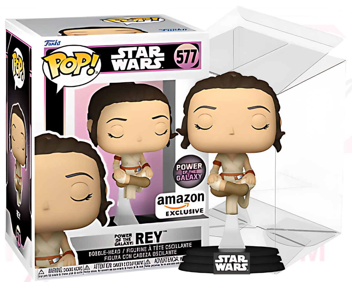 Star Wars Funko POP 577 Rey Amazon Exclusive Power of the Galaxy 