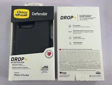 New Otterbox Defender Series Case With Holster For iPhone 13 Pro Max Only Black