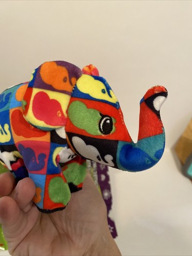 POP ART SOFT ELEPHANT 5” Series 2 Andy Warhol #32 BEAN BAG PLUSH Weighted Feet - Picture 4 of 11