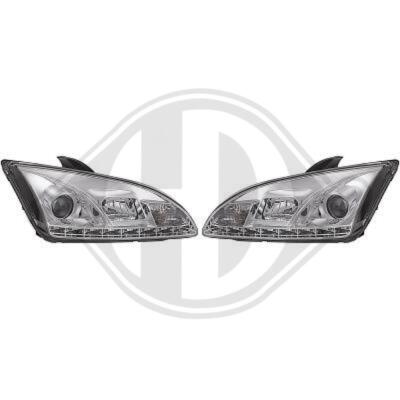 1416286 Scheinwerfer Satz für FORD FOCUS II Turnier (DA_, FFS, DS)