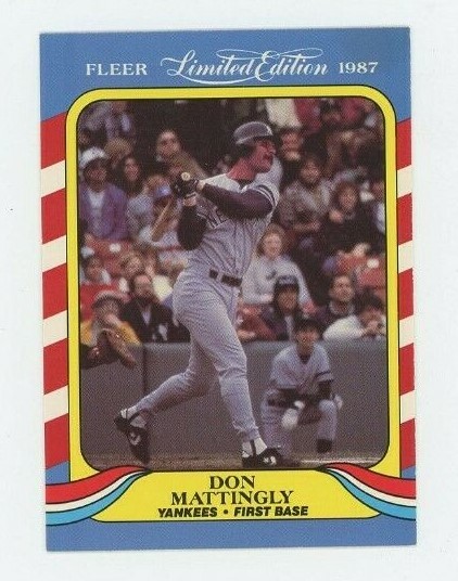 don mattingly limited edition baseball cards Amazon.com: 1986 Fleer Limited Edition #27 Don Mattingly New York Yankees  Official MLB Baseball Trading Card in Raw (EX-MT or Better) Condition :  Collectibles & Fine Art main image 0