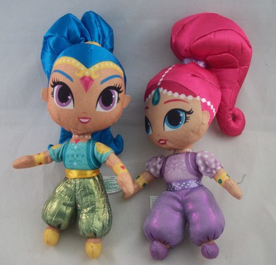 shimmer and shine plush dolls
