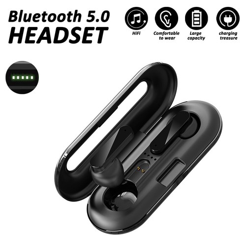 Bluetooth 5.1 Mini Earbuds for iPhone Samsung Android IOS Wireless Earphone TWS - Picture 4 of 18