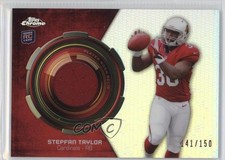 2013 Topps Chrome Rookie Relics Refractor 141/150 Stepfan Taylor #RR-ST 0c2