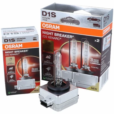 OSRAM D1S NIGHT BREAKER Xenarc bis zu 220 % mehr Helligkeit Xenon für SEAT SKODA - Bild 1 von 4