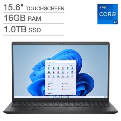Dell 15.6'' Touchscreen 13th Gen Intel i7-1355U 1 TB SSD, 16GB DDR4 + Warranty