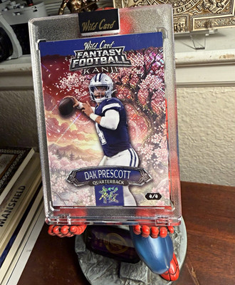 🔥 (RARE 4s) Wild Card 2026 Fantasy Football KANJI Dak Prescott #FMKCRD2-DP 4/4