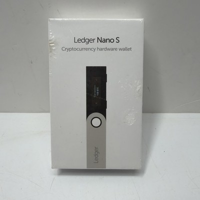 Ledger Nano S Cryptocurrency Bitcoin Hardware Wallet New, Sealed