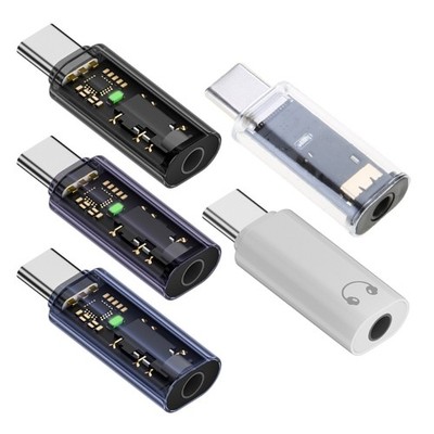 Easy Use Type C To 3.5mm Dongle Reliable Sound Frequency Connection For Phone 15