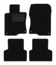Fußmatten Automatten Velours Schwarz für Honda Accord VIII 2008-2015 4-tlg