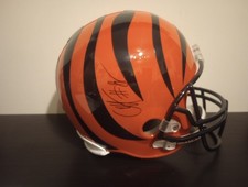 Chad Johnson  Autographed Bengals Eclipse Replica Full-Size Helmet COA 